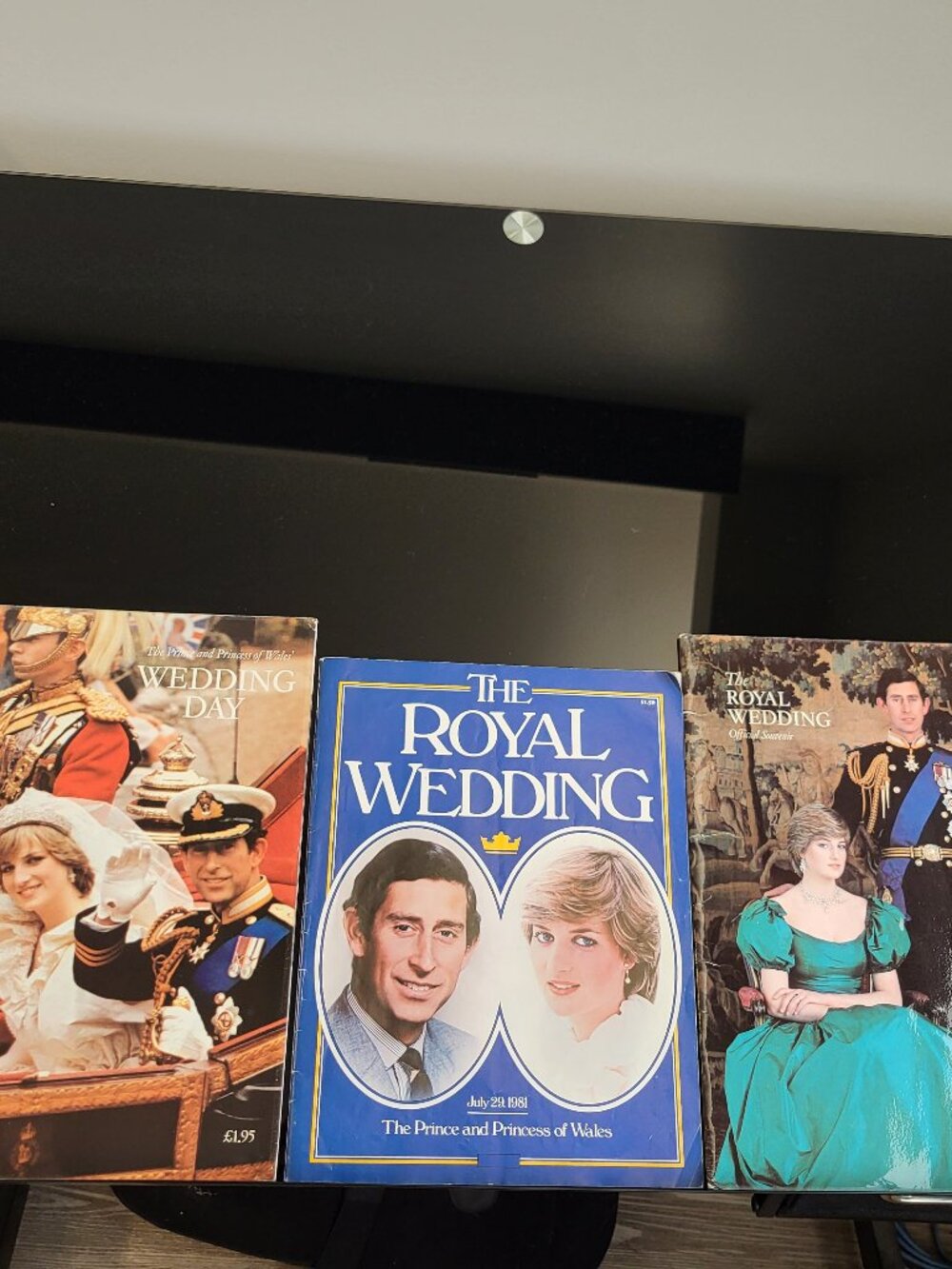 3 PRINCESS DIANA AND PRINCE CHARLES VINTAGE WEDDING MAGAZINES